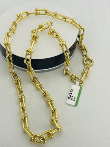 DARI GOLD 357885 длина 55 см, вес 15.22 г золото, плетение отсутствует