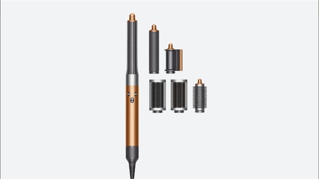 Dyson HS01 стайлер серебряный, бронзовый