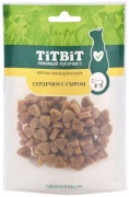 017470 TiTBiT Мягкие снеки Сердечки с сыром 50 г
