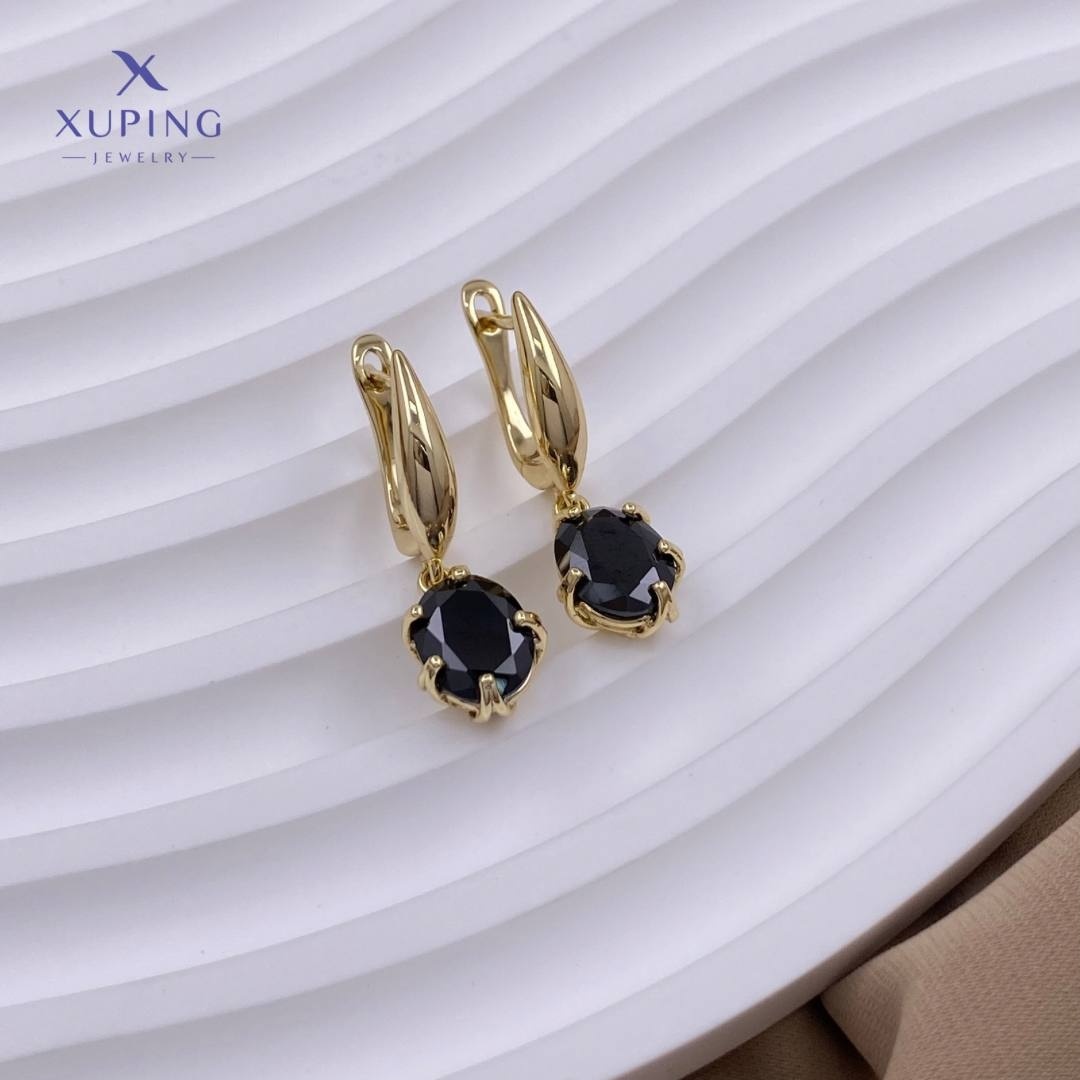 Серьги Xuping Jewelry медицинская сталь, цирконий