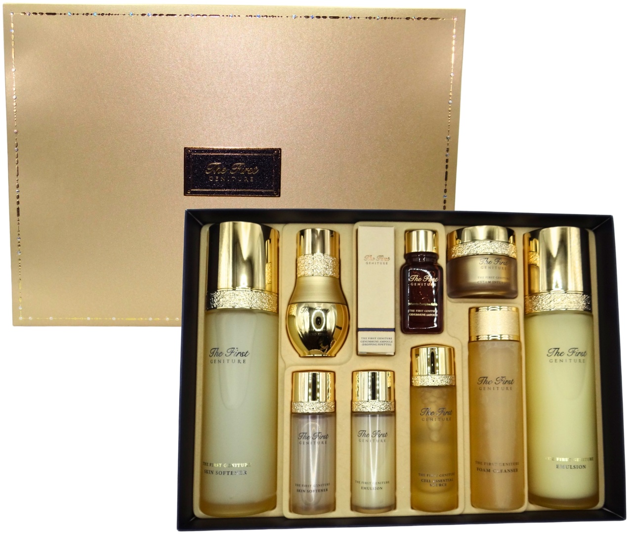 The First Ginature Skin Softener набор по уходу за лицом унисекс