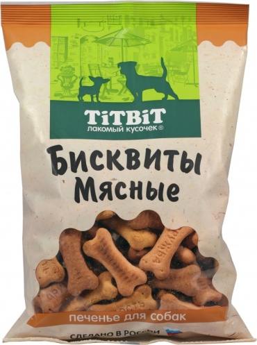 025093 TiTBiT Бисквиты мясные 500 г 1 шт