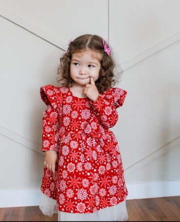 Нарядное платье Amina Wear красный