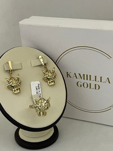 KAMILLLA GOLD KG-XW2J0Q24MET036 вес 10.05 г золото, изумруд