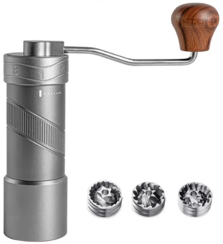 KCR 589 SILVER Manual Coffee Grinder , нержавеющая сталь