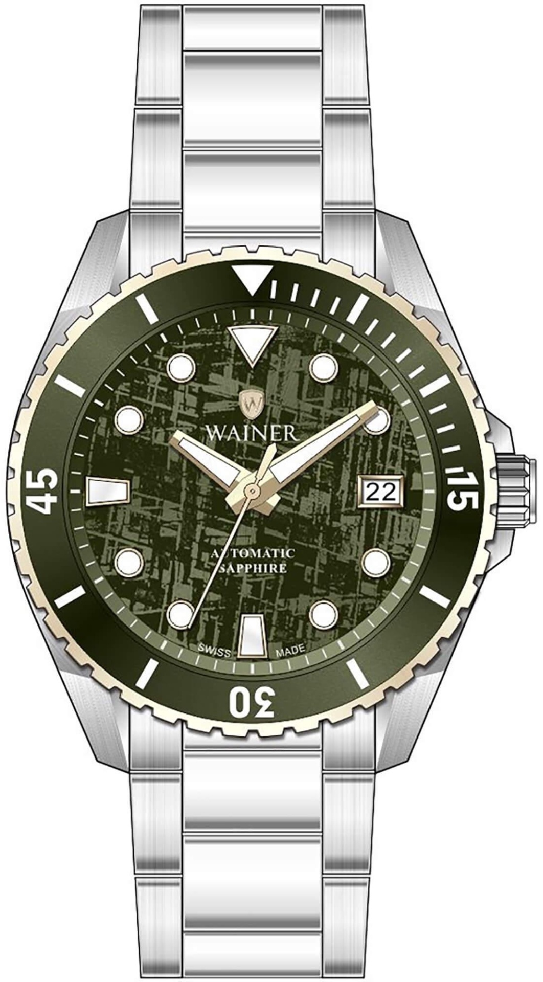 Механические WAINER WA.25300-C нержавеющая сталь