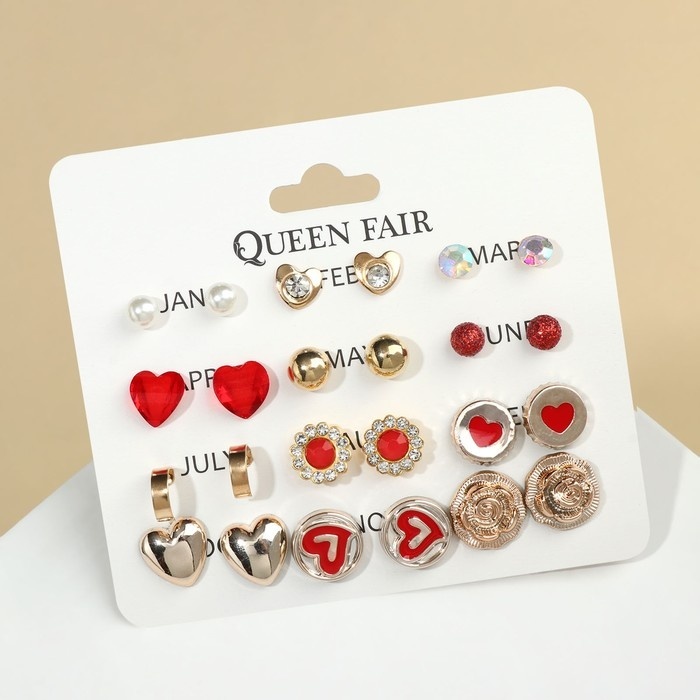 Серьги Queen fair бижутерный сплав, стразы