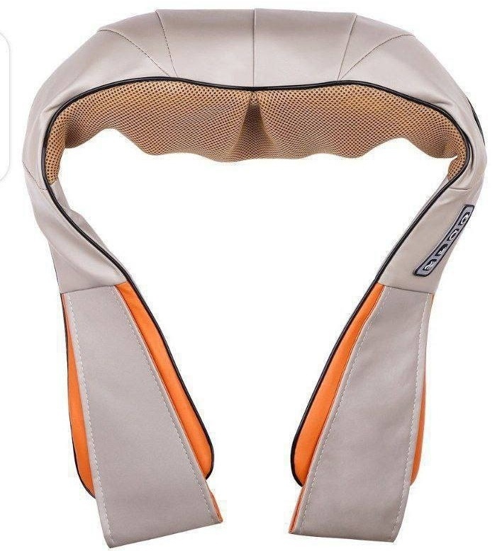 Массажер Massager of Neck Kneading G-666 воротник 3D-массаж, надавливающий, инфракрасный прогрев