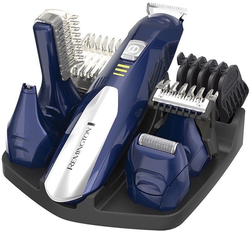 Remington машинка для стрижки PG6045 черный, синий