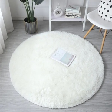 Декоративный коврик UMI systems 140x140 см, длинный ворс, Китай