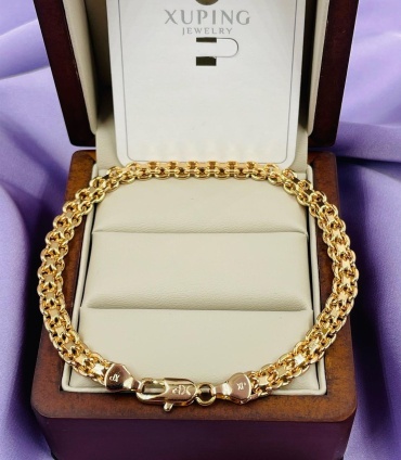Xuping Jewelry длина 22 см медицинская сталь, без вставок
