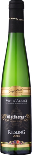Вино Wolfberger Riesling Signature 2015 сухое белое 12.5% 0.375 л