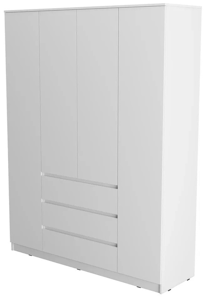 Купить Распашной шкаф Mebels.kz Норд, 160.4x210х50 см, белый в Алматы ...