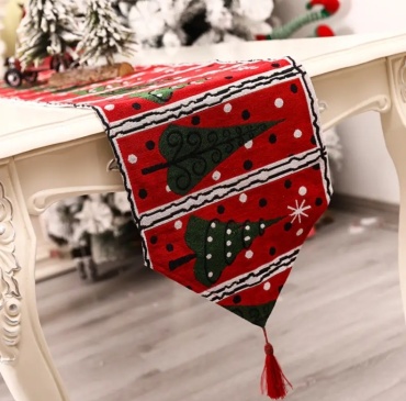 Дорожка на стол S-ta 180x35 см, лен, хлопок, 1 шт