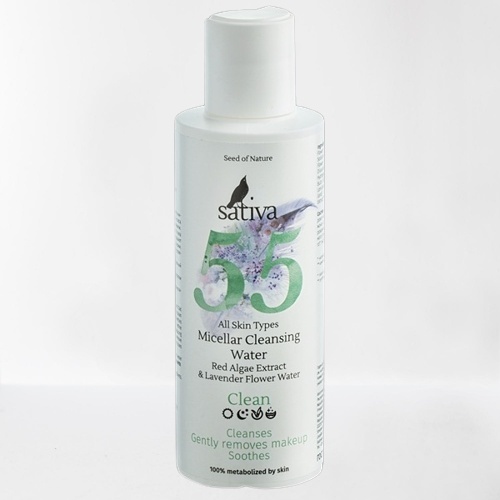 Sativa 55 Red Algae Extract Lavender Flower мицеллярная вода 150 мл