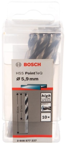 Bosch винтовое 2608577227 5.9 мм, 10 шт.