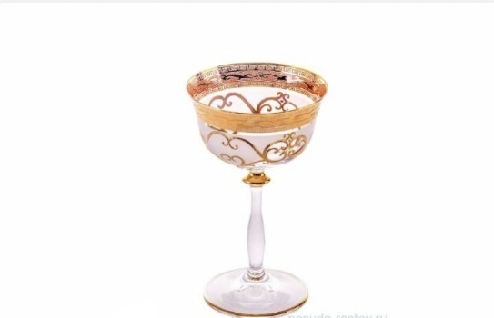 Bohemia Crystal креманка Анжела 40600/280 круглая 6 шт, стекло