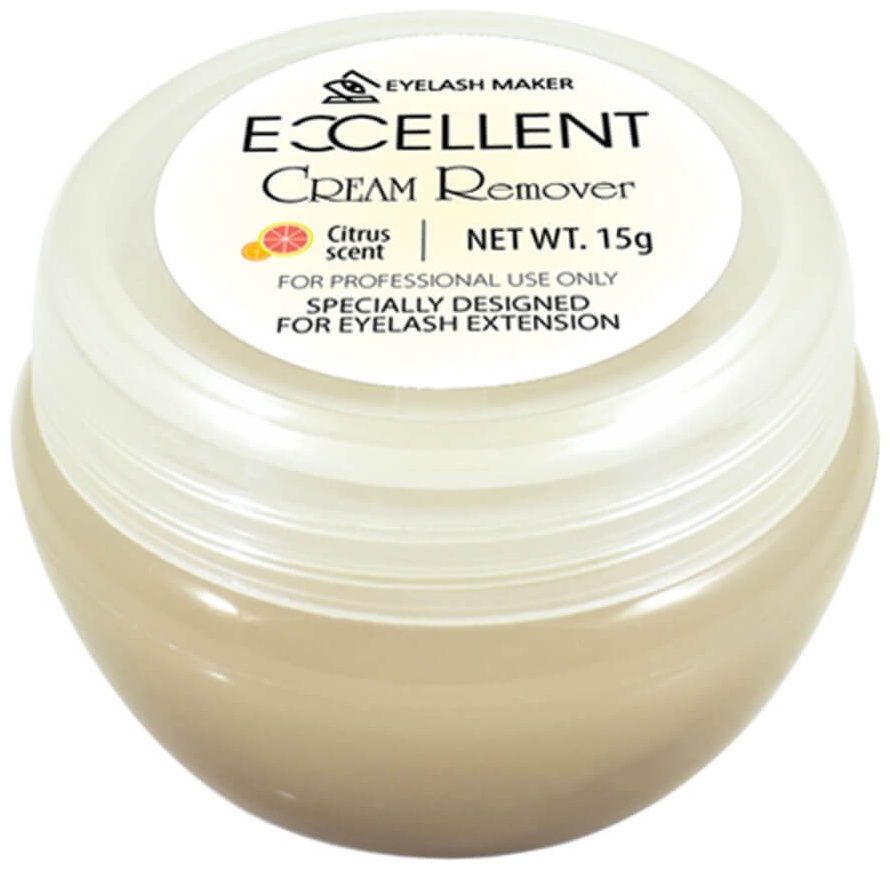 EYELASH MAKER средство для снятия материала для ресниц Excellent Cream Remover Citrus Scent 15 г