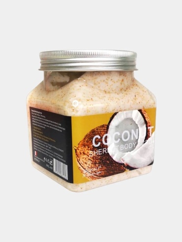 WOKALI скраб Сoconut для рук, для ног, для тела 350 мл