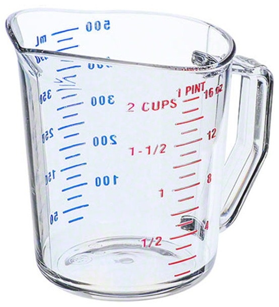 Cambro мерный стакан 50MCCW135, пластик