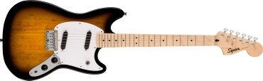 Squier электрогитара Sonic Mustang 2-Color Sunburst 037-3652-503 коричневый