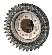Встраиваемый светильник Ecola GX53 20 Вт 220 - 240 В  Ecola Gx53 h4 ld5361 glass круг с прозр. стразами гребенка с подсветкой/фон черн./центр.часть хром 52x120 (к+) / SX53RCEFB
