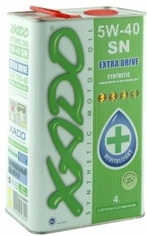 Синтетическое XADO Atomic 5W-40 4 л