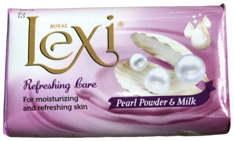 Кусковое мыло туалетное Royal Lexi жемчуг и молоко 85 г