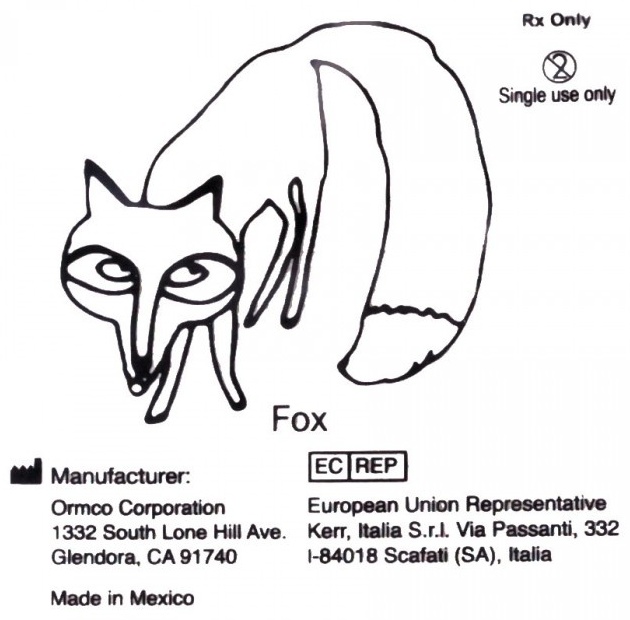 Ormco тяга для брекетов Fox резина