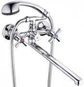 Смеситель для ванны ZEGOR DMT7-B722, силумин, цвет хром