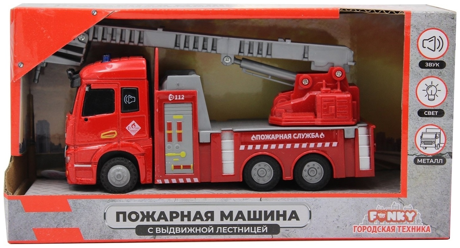 Купить Funky toys FT61079 Пожарная машина в Алматы – Магазин на Kaspi.kz