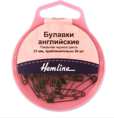 Hemline 414, 50 шт, черный