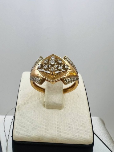 Raia Gold 0522 размер 19 вес 3.41 г золото, без вставок