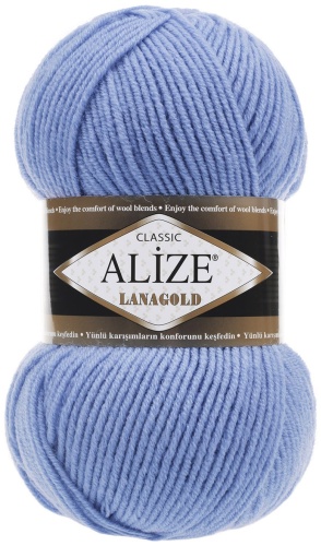 Моток Alize Lanagold 40 - Голубой 240 м 100 г