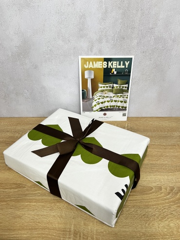 Комплект JAMES KELLY евростандарт хлопок, сатин, : 48x74 см