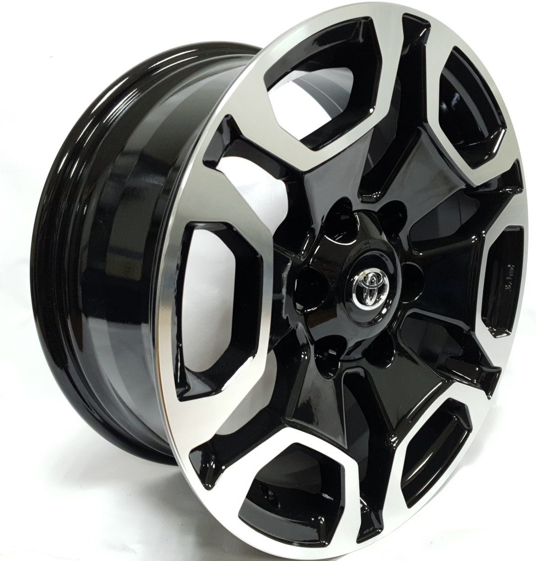 Toyota 578 7.5x17/6x139.7 D106.1 ET25 черный, серебристый