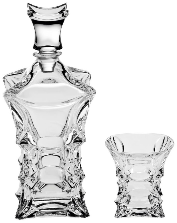 Набор стаканов CRYSTAL BOHEMIA 350 мл, хрусталь, 7 шт