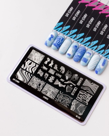 Go! Stamp пластина №134 Stripes