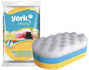 York губка для тела, универсальное мультиколор 1 шт