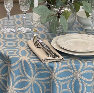 Скатерть Maryam decor & textile Круглая  150x150 см, хлопок, дак, 1 шт