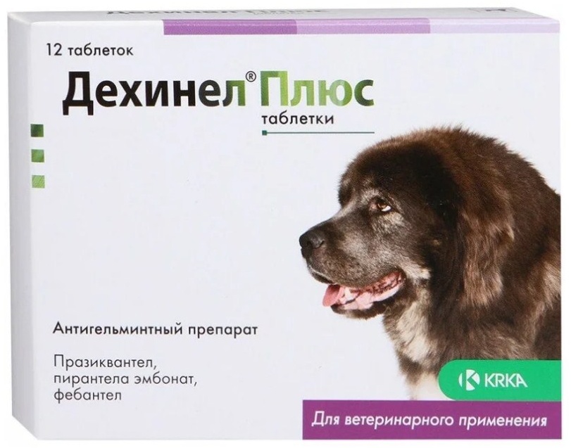 Купить Средство KRKA Дехинел плюс XL от гельминтов для собак 12 ...