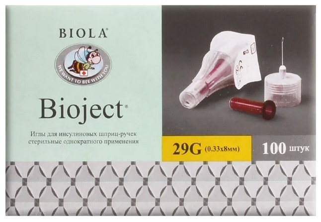 Купить Игла инъекционная Bioject 29G 100 шт в Алматы – Магазин на Kaspi.kz