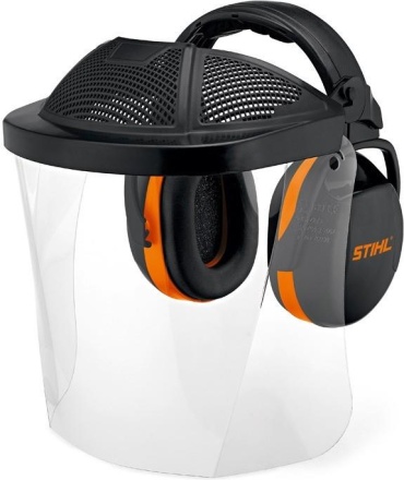 STIHL щиток с наголовным креплением 8840253 черный, оранжевый