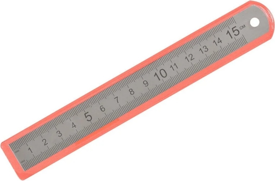 Линейка металлическая - 15см. (Silwerhof)^160164/1075765