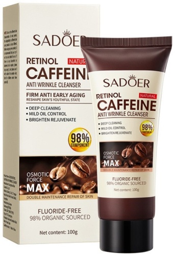SADOER Retinol Caffeine гель-пенка 100 г