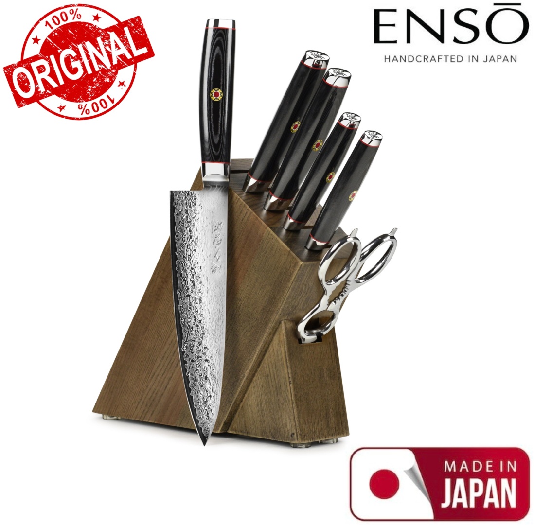 Универсальный ENSO Japan SG2 , лезвие: дамасская сталь 5 шт