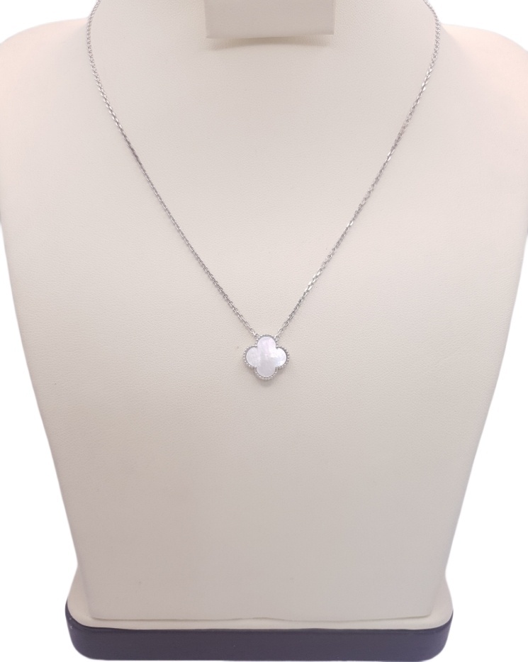 Колье PRESTIGE JEWELRY 04-207-0376-26 длина 40 см вес 2.9 г серебро, перламутр