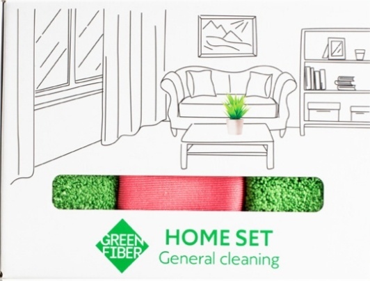 Тряпка универсальная Greenway Home Set 3 шт, полиуретан