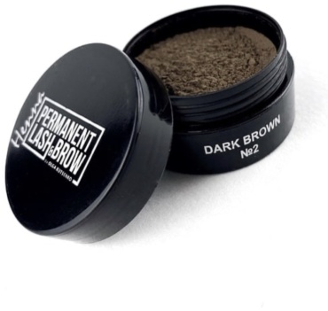 Permanent Lash&Brow пудра Henna 2 Dark Brown