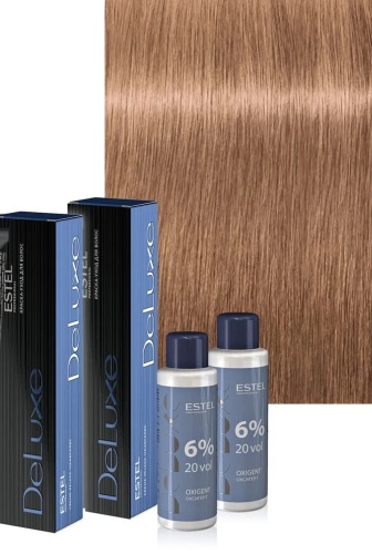 ESTEL PROFESSIONAL DeLuxe набор с оксигеном 9/75 крем-краска 240 мл